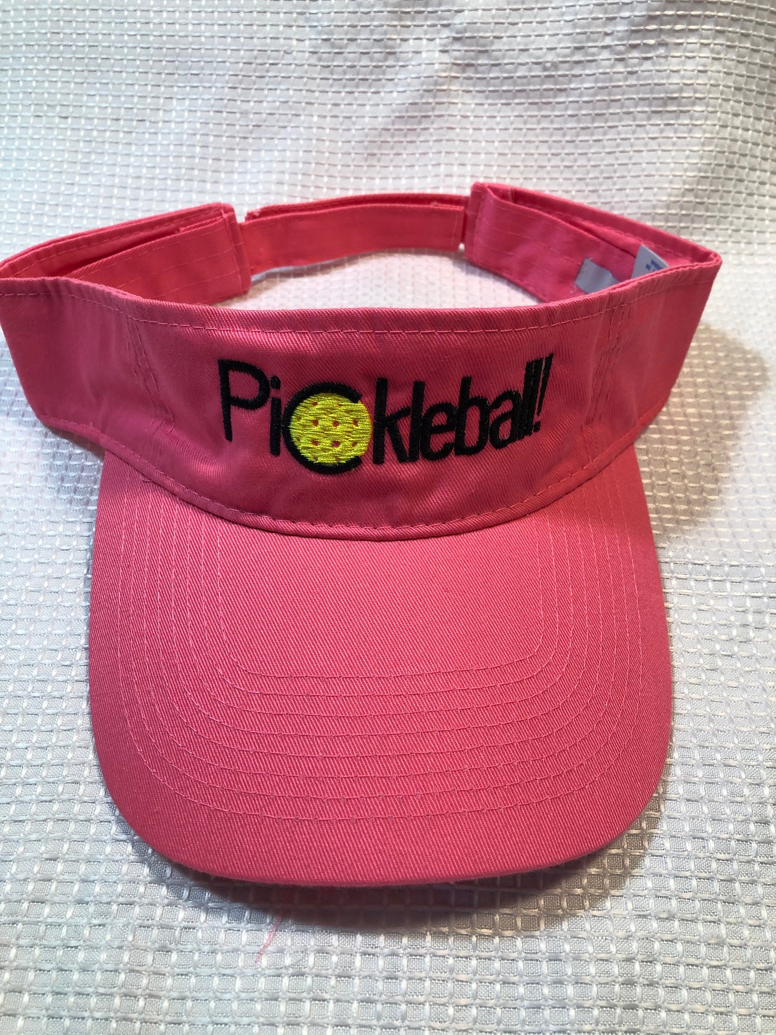 Pickleball Visor Pickleball Embroidered Visor Etsy