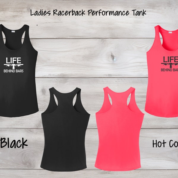 Life Behind Bars Tank Top for Women, Bicycle Tank Top, Women Bicycle Tops