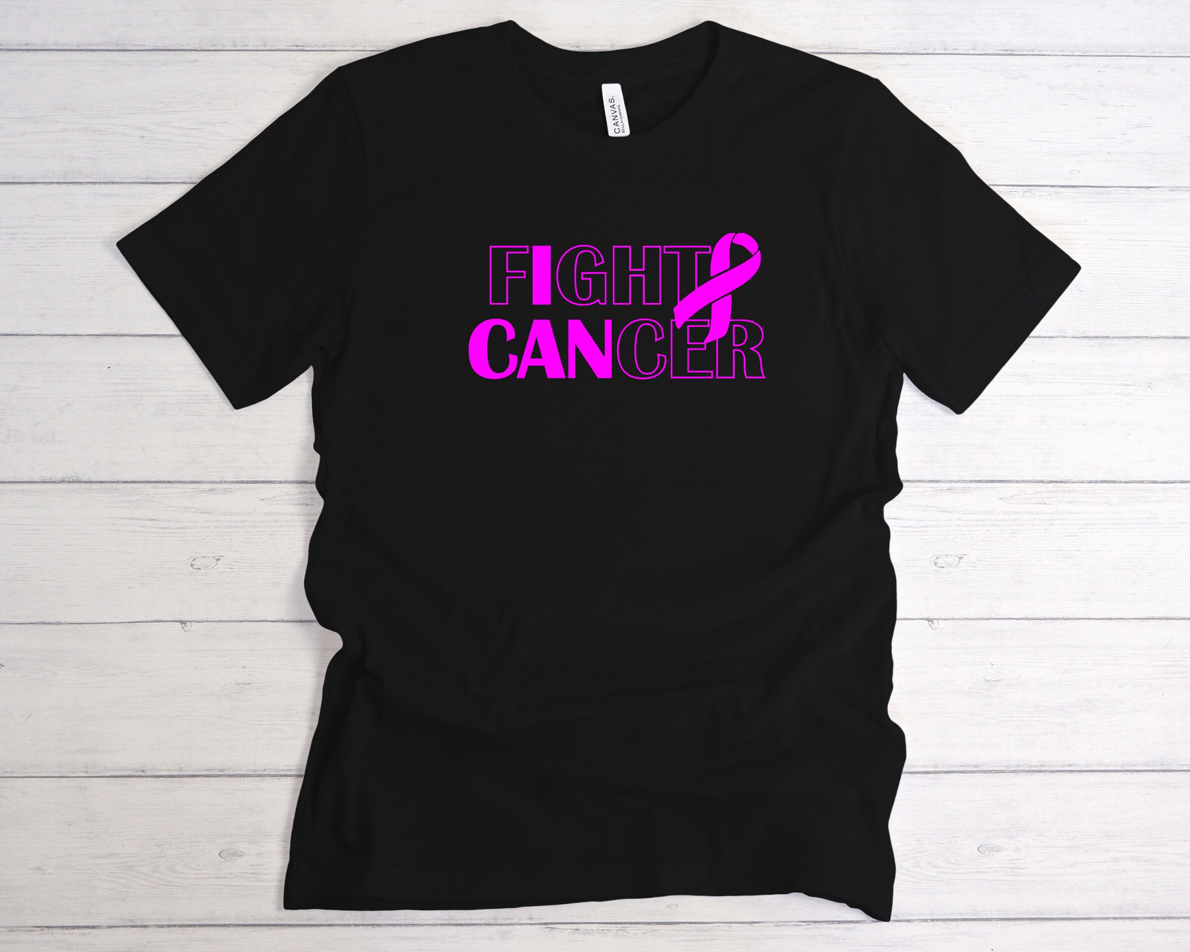 Fight Cancer Shirt I Can Fight Cancer Shirt Awareness Shirt | Etsy