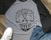 Dia de los Muertos Raglan shirt Day of the Dead