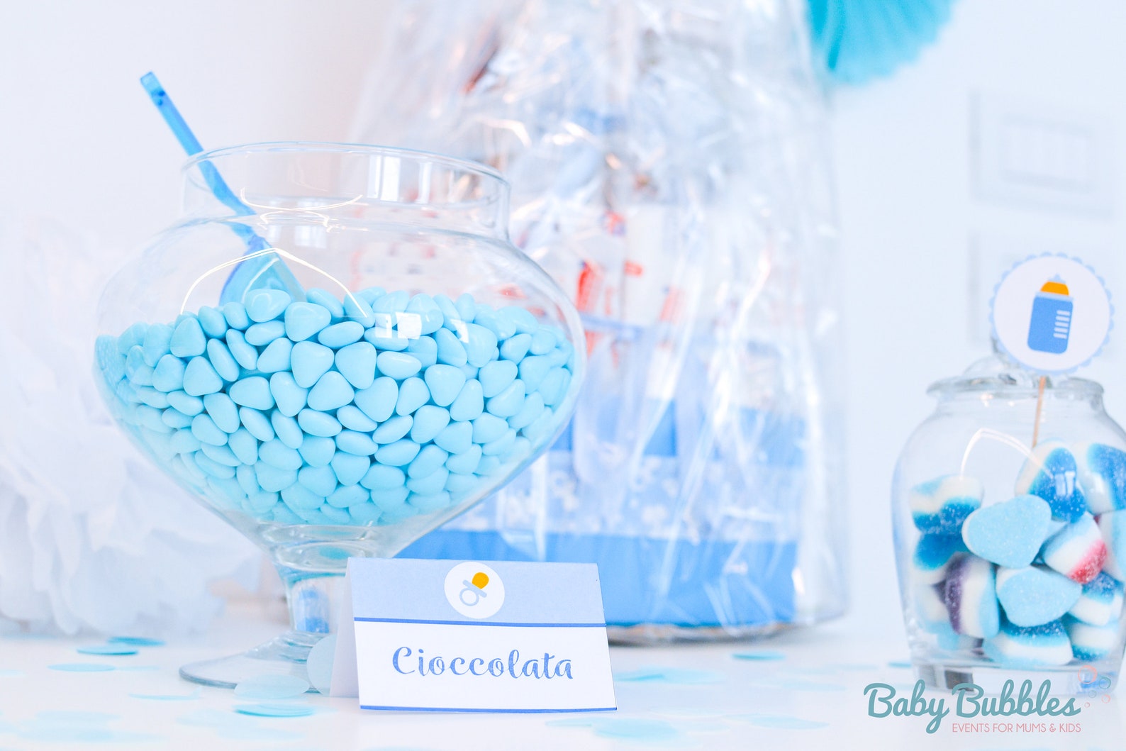 Party Kit Baby Shower Bimbo DIGITALE Baby Shower Boy Party Etsy