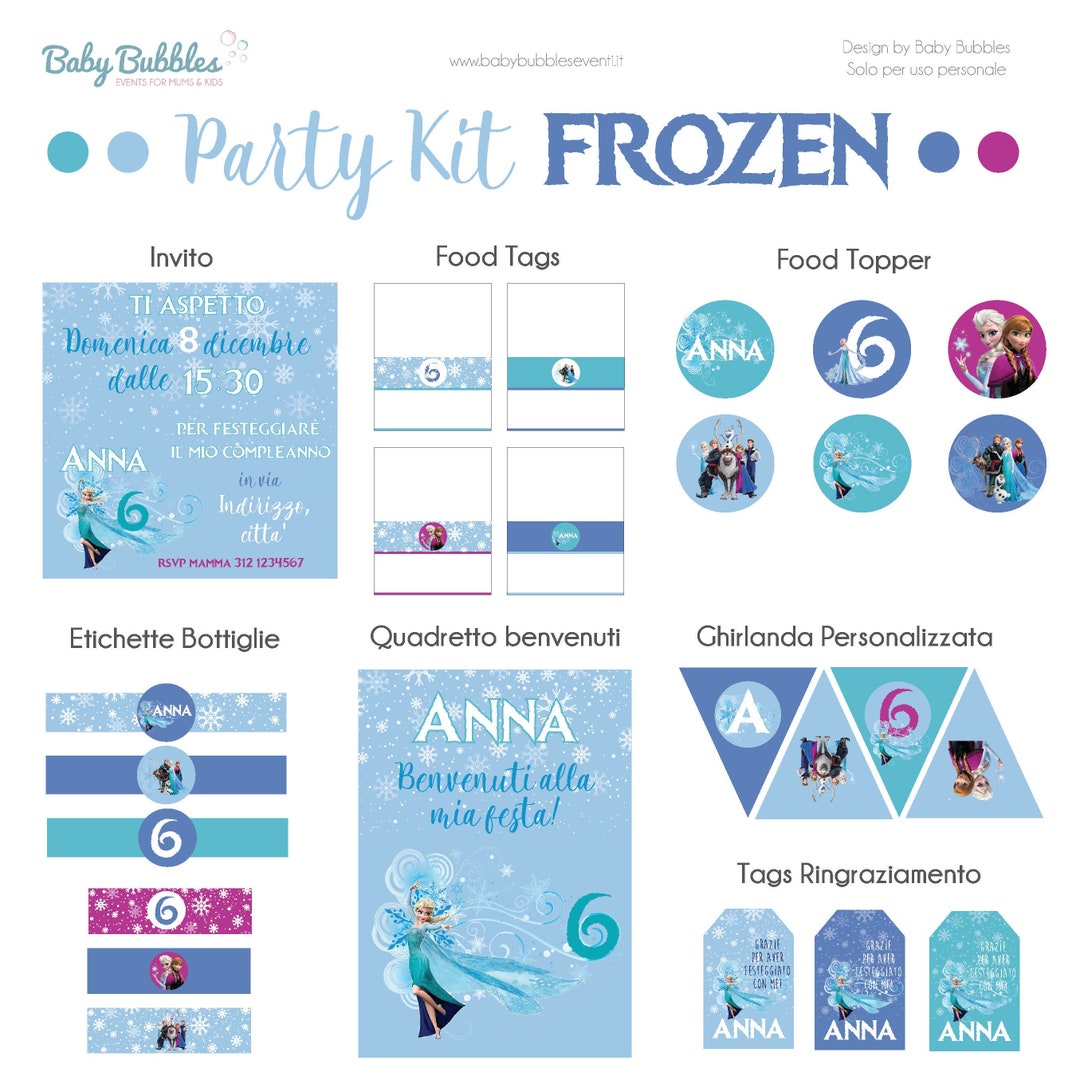Kit Compleanno Frozen 2™ - Vegaooparty