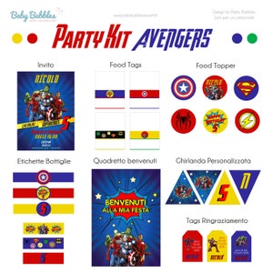 Avengers birthday party -  Italia