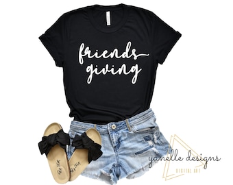 Friendsgiving SVG, Thanksgiving Sweater DIY (Digital Download)