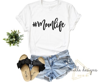 Momlife SVG, Mom Quote, Cricut Cut-bestand (digitale download)