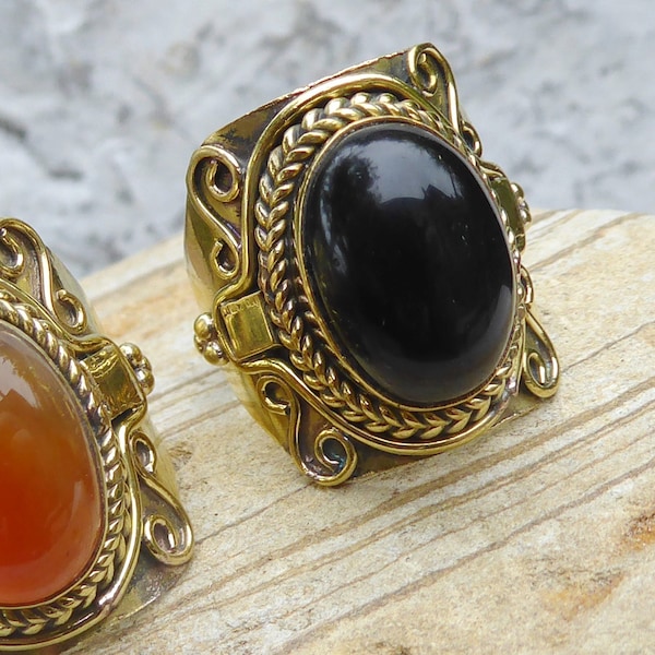 Bague Parvati onyx noir