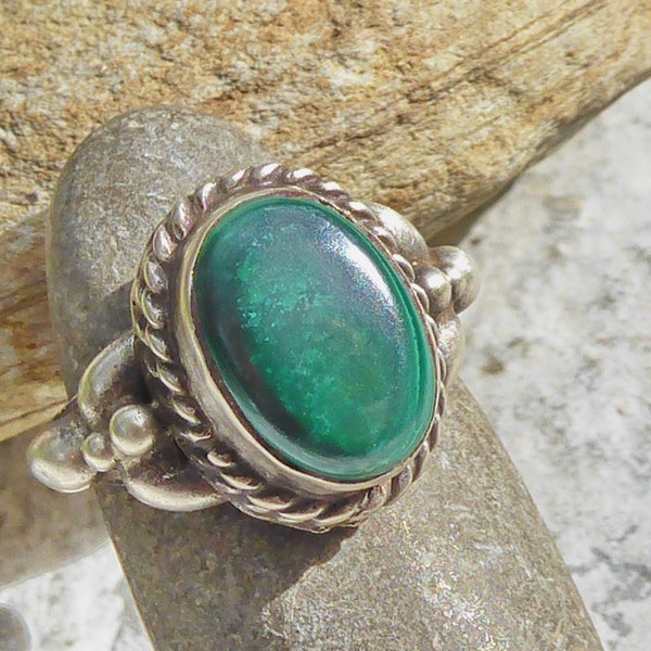 Bague Udaipur malachite