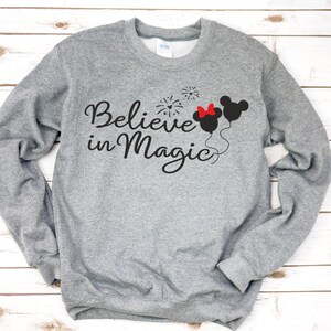 Believe in Magic Sweatshirt Disney Women s Sweatshirt Disney