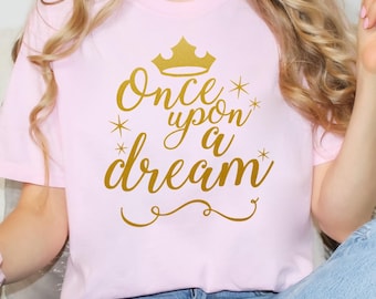 Once Upon a Dream Metallic Shimmer transfer, screen print transfer