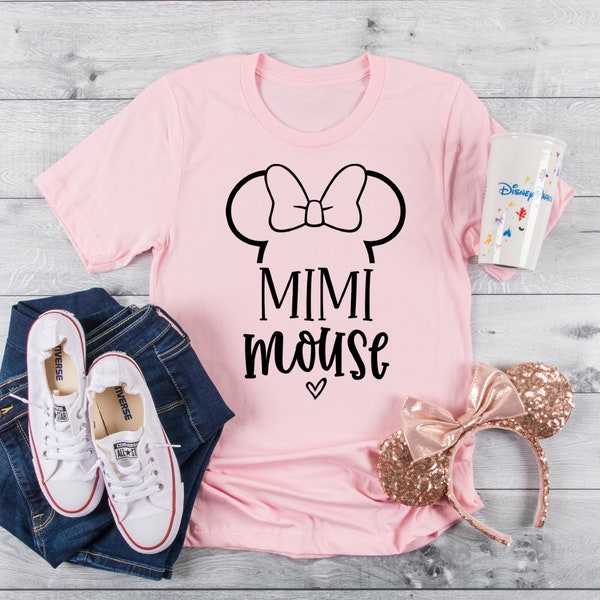 Disney Mimi shirt, MIMI mouse shirt, Disney mouse grandma shirt, Disney shirt, Minnie mimi shirt