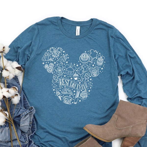 Disneyland Long Sleeve Shirt Etsy