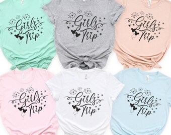 Disney girl's trip shirt, women's group Disney shirt, matching Disney shirts, matching shirts for Disneyland, Disneyworld