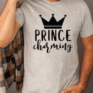 Disney shirt for men, Disney Tee, Prince Charming shirt, Cinderella shirt for men, Snow White shirt for men, kid toddler shirt