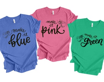 Make it pink shirt, Make it blue shirt, Make it green shirt, Sleeping Beauty fairies shirt for Disney, Flora, Fauna, Merryweather