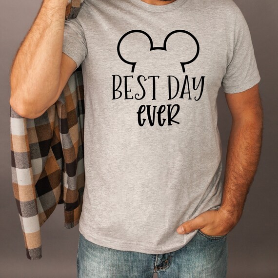 Disney shirt for men BEST DAY ever men s shirt Boy s best day