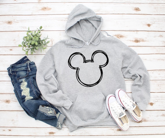 Disney Sudadera Mickey Mouse y sus amigos, Gris