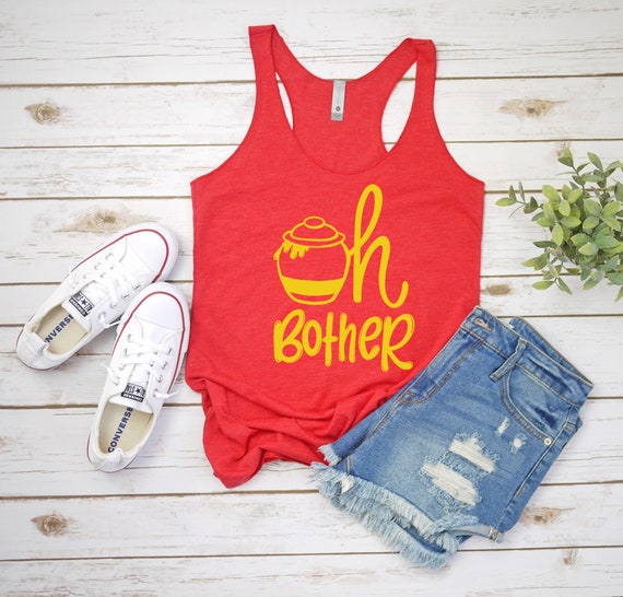 Winnie the Pooh Tank Top, Disney Frauen Tank Top, oh Mühe Honigtopf Tank Top,  Disney Tank Top