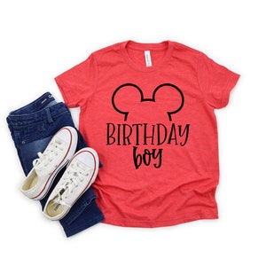 BIRTHDAY boy shirt for kids, Disney boy birthday shirt, Disney kids shirt, Mickey birthday shirt, Disneyworld birthday shirt