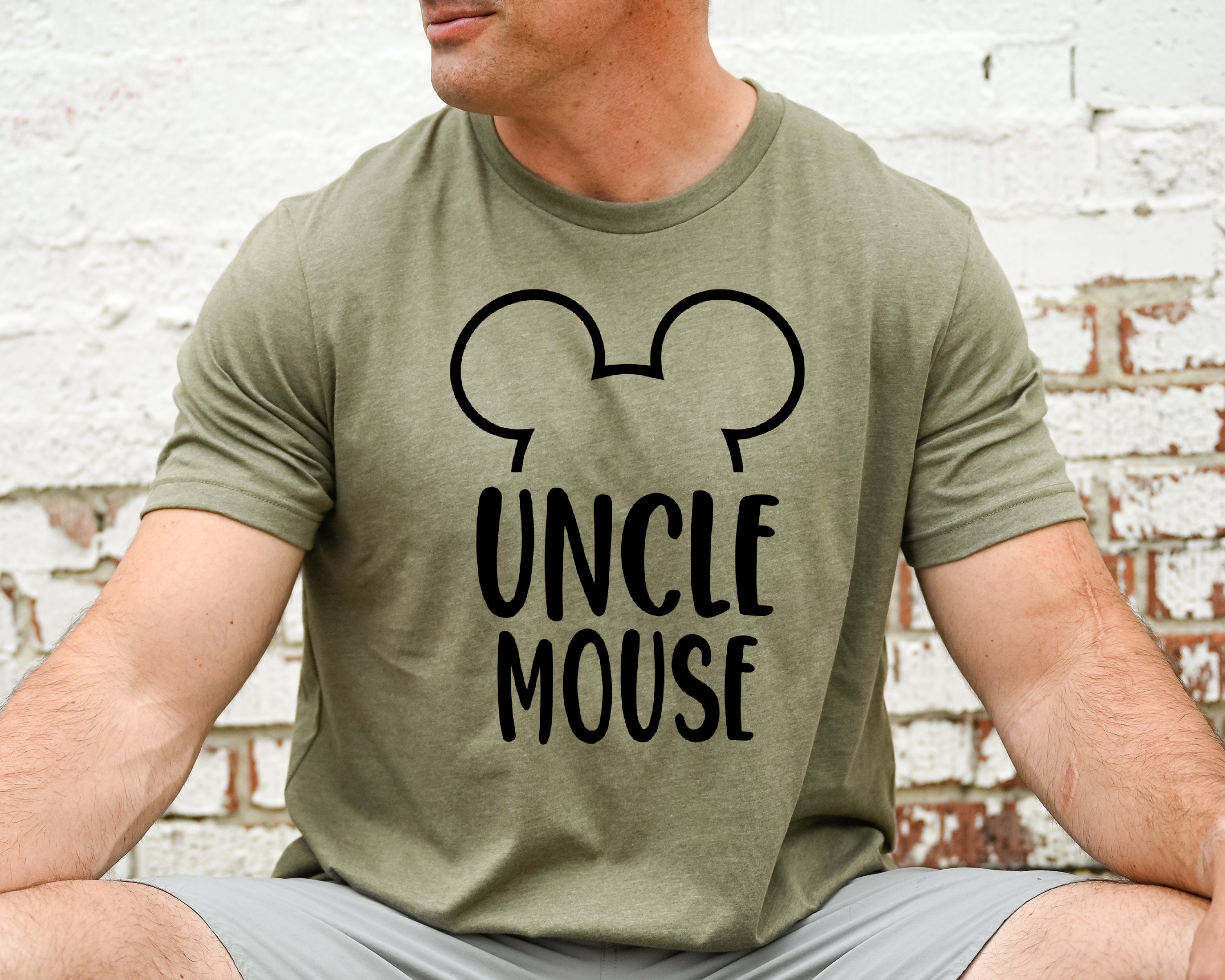 Disney Shirt for Men Disney Men's Shirt UNCLE Mouse - Etsy