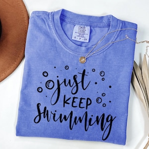 Just Keep Swimming Shirt transfer, Disney Finding Nemo screen print transfer