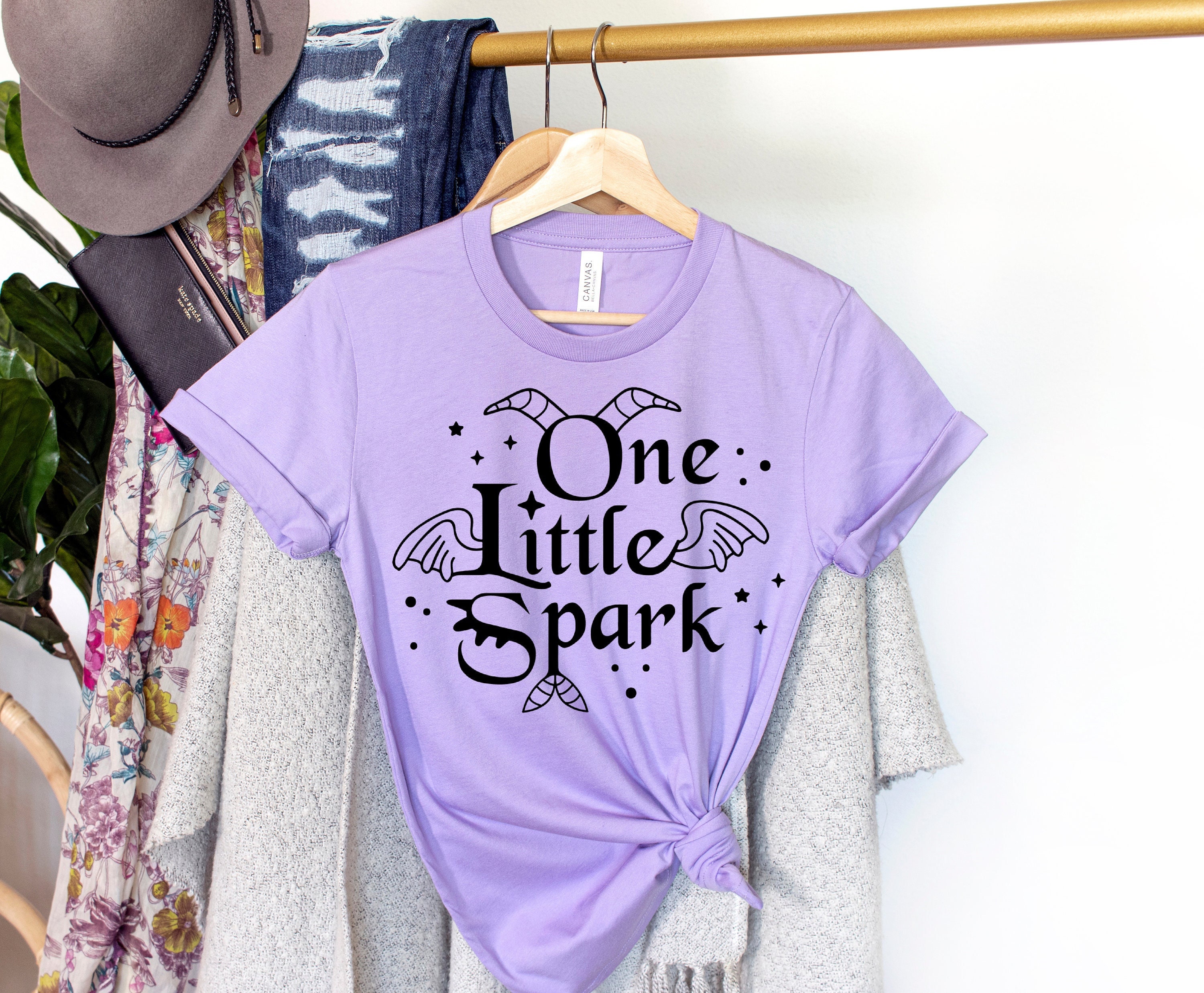 One Little Spark Disney Shirt, Women's Disney Shirt, Figment Shirt