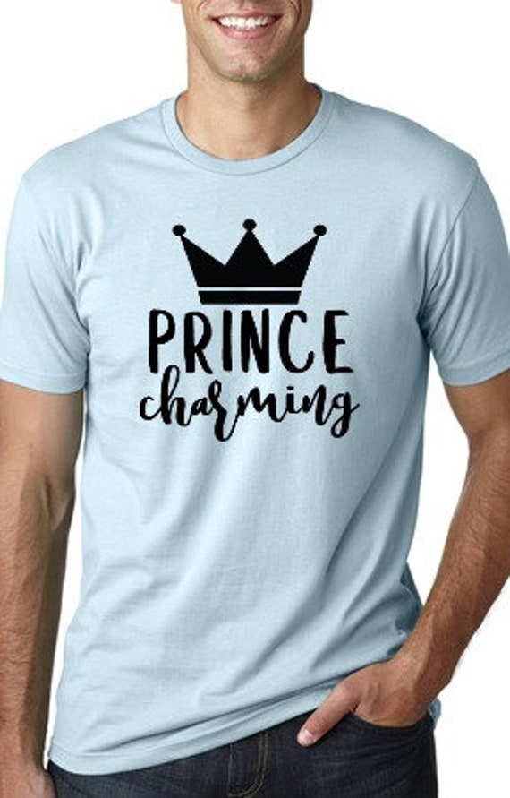 Disney shirt for men Disney Tee Prince Charming shirt Etsy