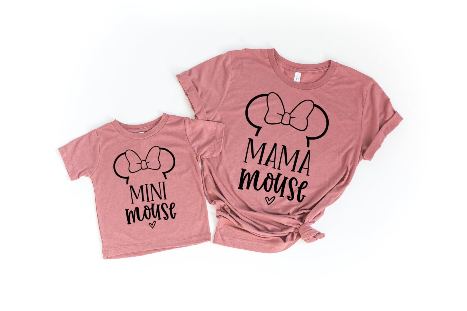 Mama or Mini mouse screen print transfer Disney heat press