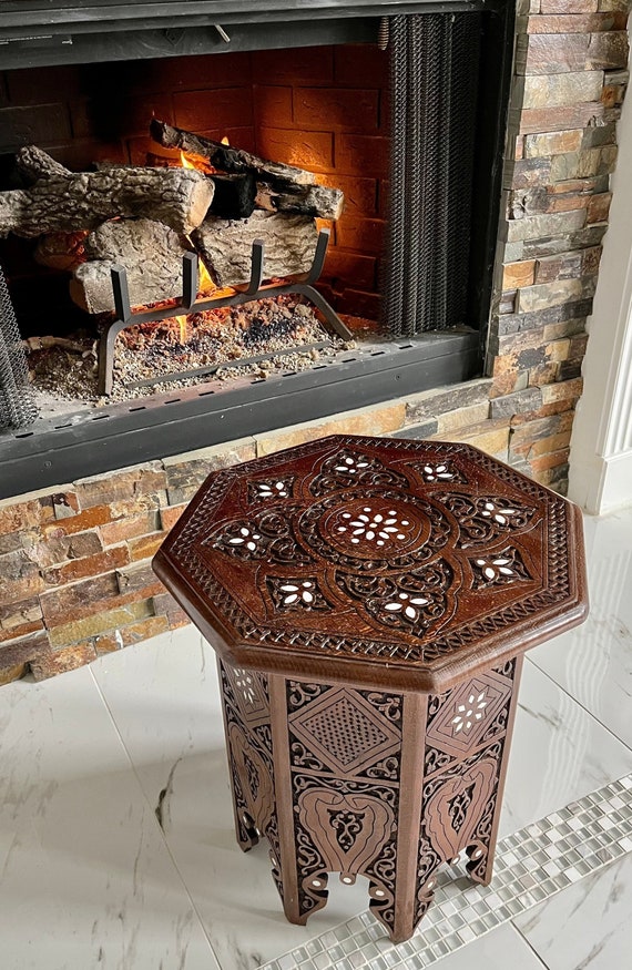 Octagon cheap side table