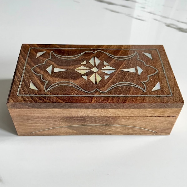 Inlaid Jewelry Box - Etsy