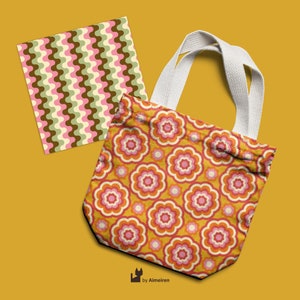 70s-inspired Retro Patterns Design | Seamless | Repeatable | Groovy ...