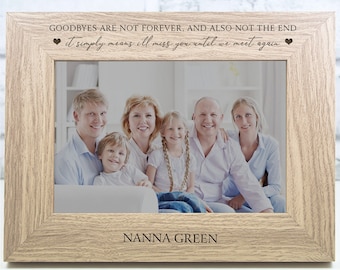 Personalised Memorial Photo Frame