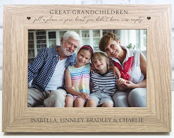 Personalised Great-Grandchildren Photo Frame Photo Frame Christmas Gift
