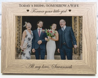 Personalised Mother of The Bride Photo Frame Gift Keepsake