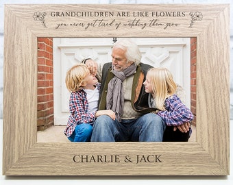Personalised Grandchildren Photo Frame Photo Frame Christmas Gift