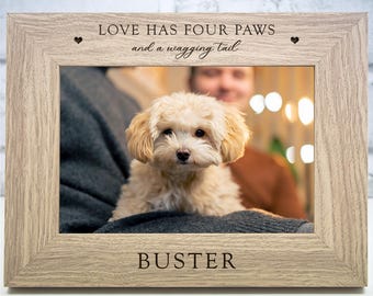 Dog Memorial Photo Frame