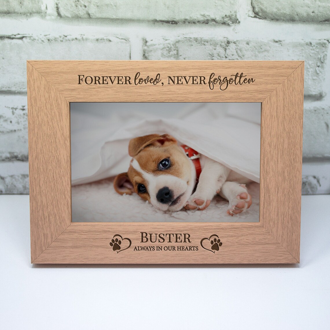 Personalised Dog Memorial Photo Frame Keepsake Engraved Etsy