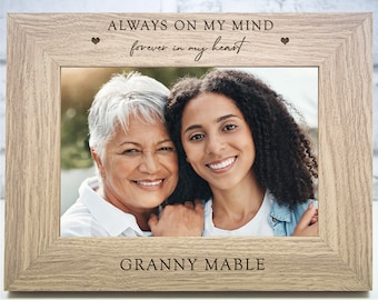 Personalised Memorial Photo Frame