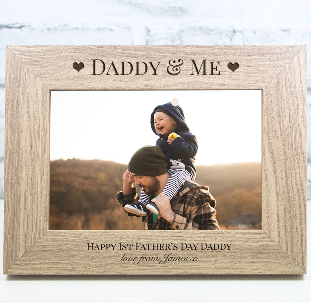 Personalised Father's Day Photo Frame Gift First Father's Day Daddy ...