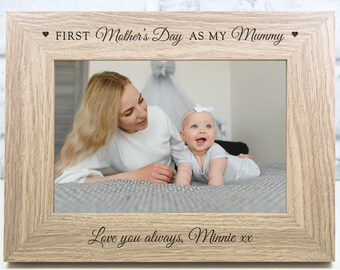 Personalised Mother's Day Photo Frame Gift First Mother's Day