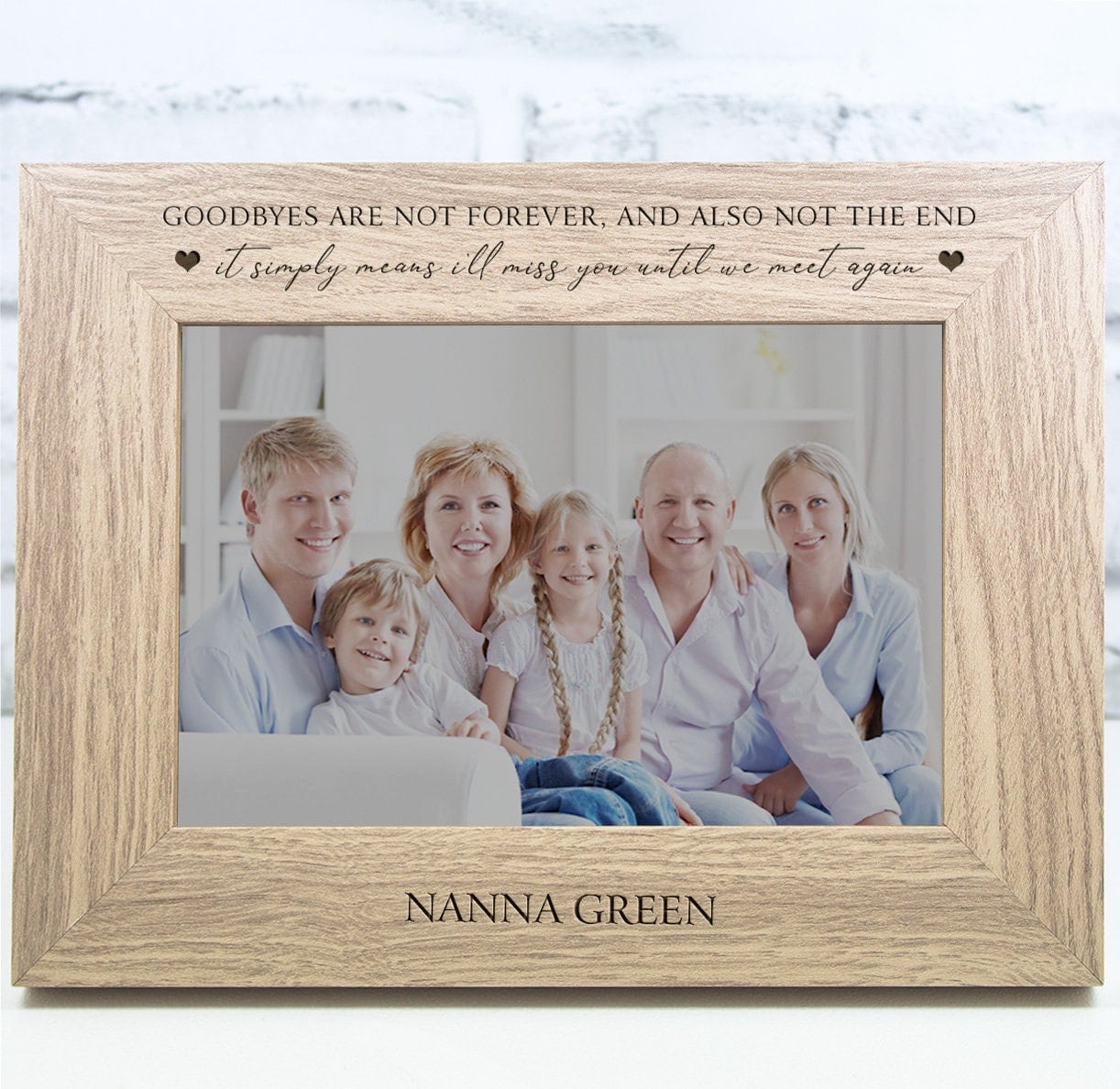 Personalised Memorial Photo Frame Etsy UK