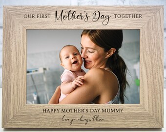 Personalised Mother's Day Photo Frame Gift First Mother's Day