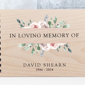 Personalised Book of Condolence