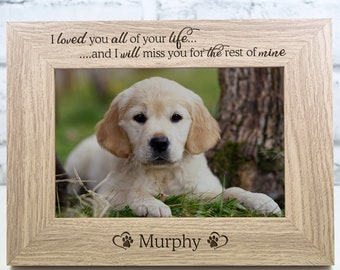 personalized pet picture frames