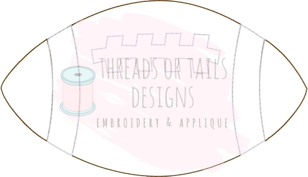 Football Applique Football Applique Design Football Bean Etsy Farmer boy stacking pumpkins applique embroidery design