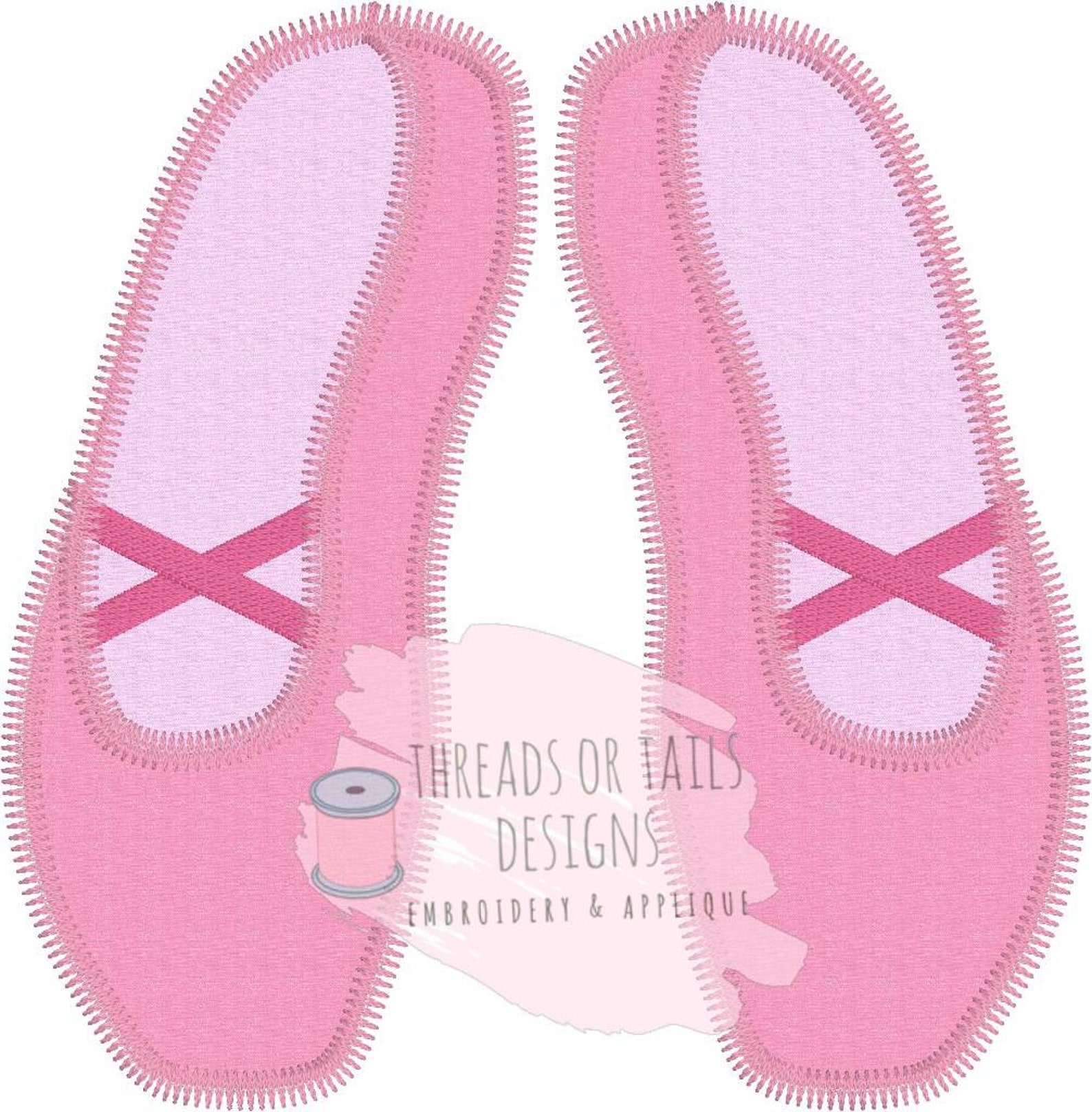 ballet shoes applique - ballerina shoes applique - pointe shoes design - ballet applique - ballet shoes design