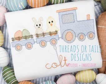 Easter Sketch Design - Easter Design - Bunny Design - Sketch Design - Easter Bunny Sketch Design - Easter Bunny Design - Easter Train Sketch