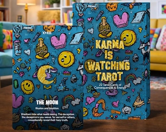 Karma Is Watching Tarot - 22 Tarot Cards of Consequences & Energy