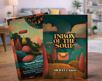 Inbox of the Soul – A Digital Wisdom Oracle Deck – 22 Oracle Cards – Spirit Speaks Through the Screen