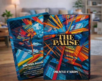 The Pause Oracle – A Presence Oracle Deck – 22 Oracle Cards – Stop, Breathe, Begin Again