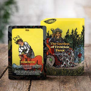 The Garden Of Creation Tarot - 78 Cards - Spiritual Journey - Self-Discovery - Ancient Wisdom - Vibrant Artistry